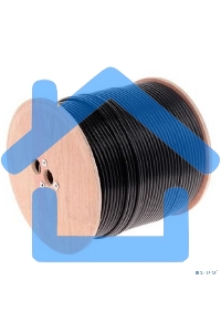 Кабель SkyNet Premium FTP outdoor 4x2x0,51 на тросу, медный, FLUKE TEST, кат.5e, однож., 305 м, на катушке, черный