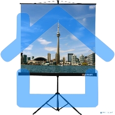 Экран на треноге Lumien 127x127см Eco View LEV-100104 1:1 напольный рулонный