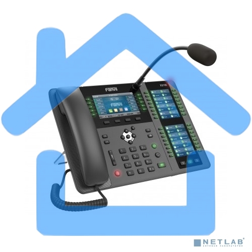 Телефон IP Fanvil X210i IP телефон 20 линий, внешний микрофон, цветной экран 4.3