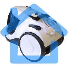 Пылесос Аксион Р36 белый, 350/2200Вт, уборка сухая, пылесборник контейнер, 3.5 л