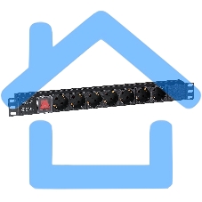 Блок розеток горизонтальный ExeGate ServerPro PDU-19H703 Al-7S-C20-SW, 19