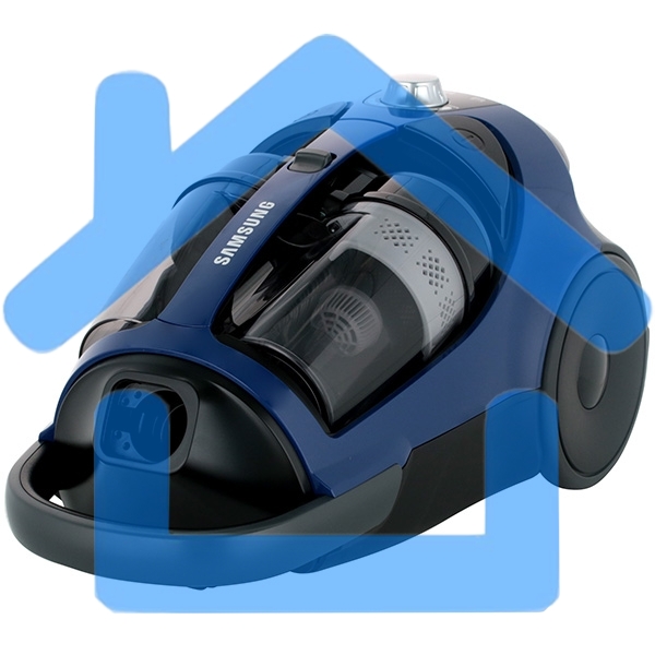 Пылесос Samsung VCC8836V36/XEV синий, 430/2200 Вт, уборка сухая, пылесборник контейнер 2 л