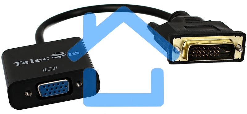 Кабель-переходник VCOM DVI-D 25M ---> VGA 15F Telecom <TA491> Кабель-переходник DVI-D 25M ---> VGA 15F Telecom <TA491>