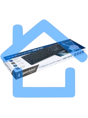 Комплект клавиатура+мышь проводные Gembird KBS-9050, черный,104кл, 3кн., каб.1.5м