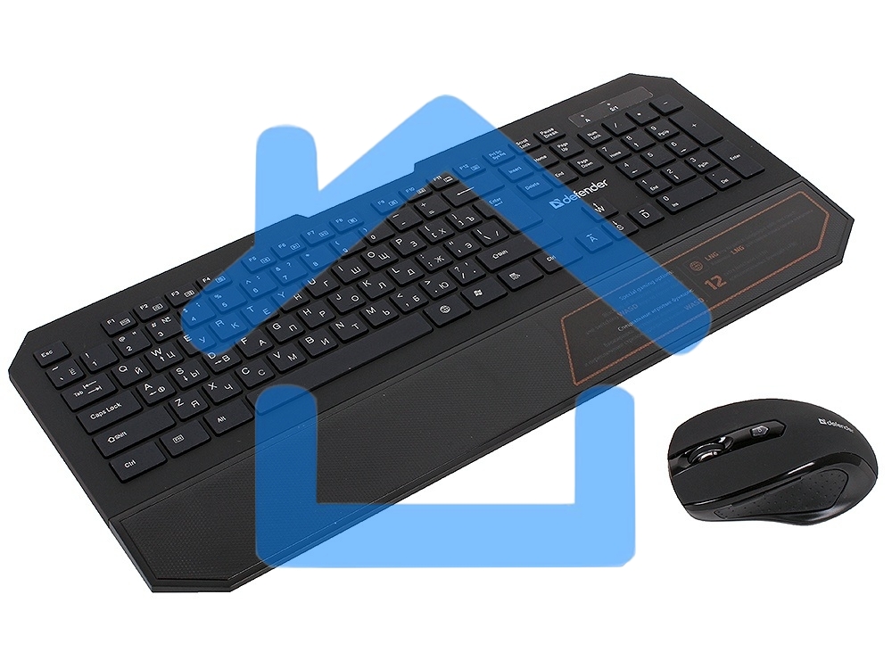 Комплект клавиатура + мышь Defender Berkeley C-925 Nano B черный