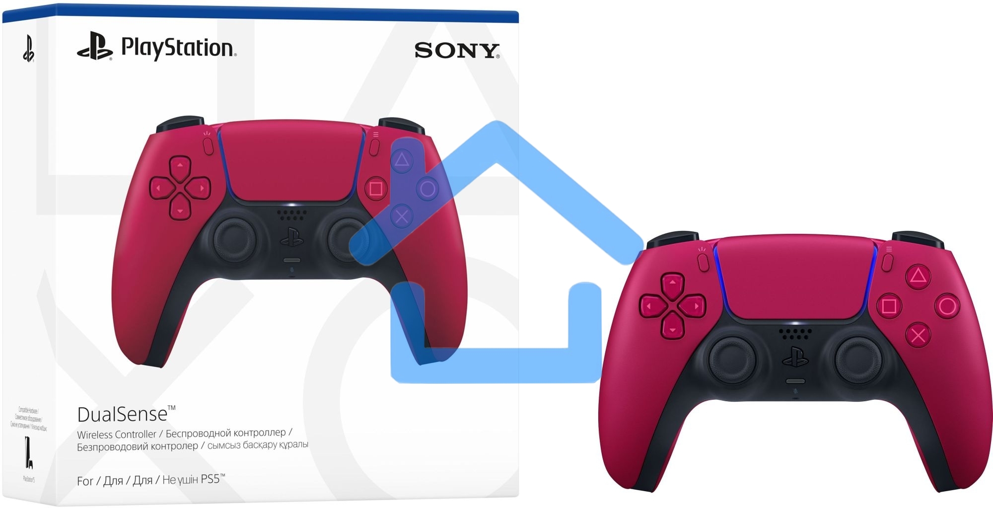 Геймпад Sony PlayStation 5 DualSense Wireless Controller красный (CFI-ZCT1W) 711719546764