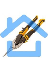 Ножницы по металлу,270мм, прямой рез,сталь-CrMo, трехкомп.рук-ки Denzel