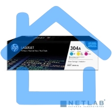 Картридж лазерный комплект HP CF372AM голубой/пурпурный/желтый для Color Laser Jet CP2025, CM2320mfp (3 х 2800)