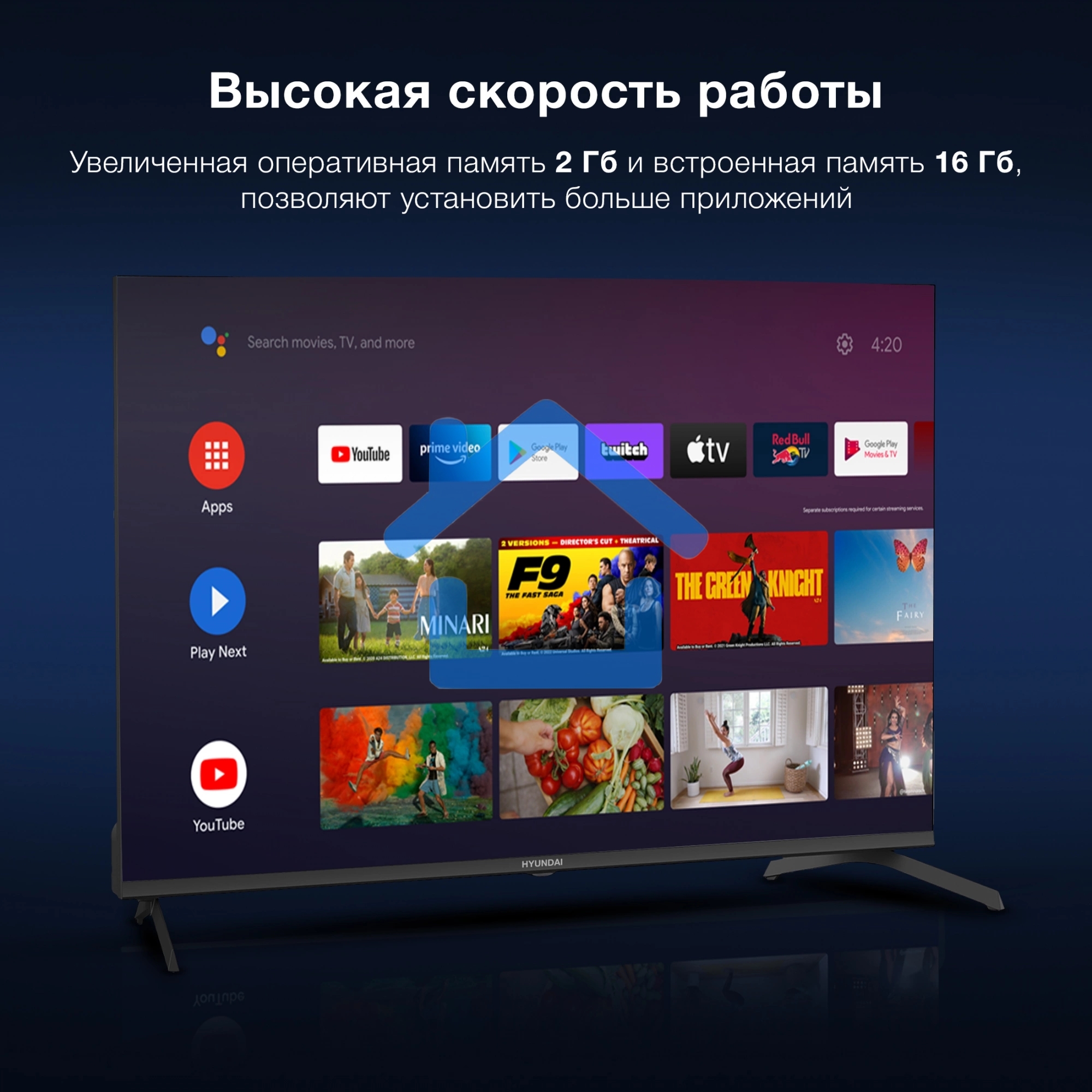 Телевизор Hyundai 43