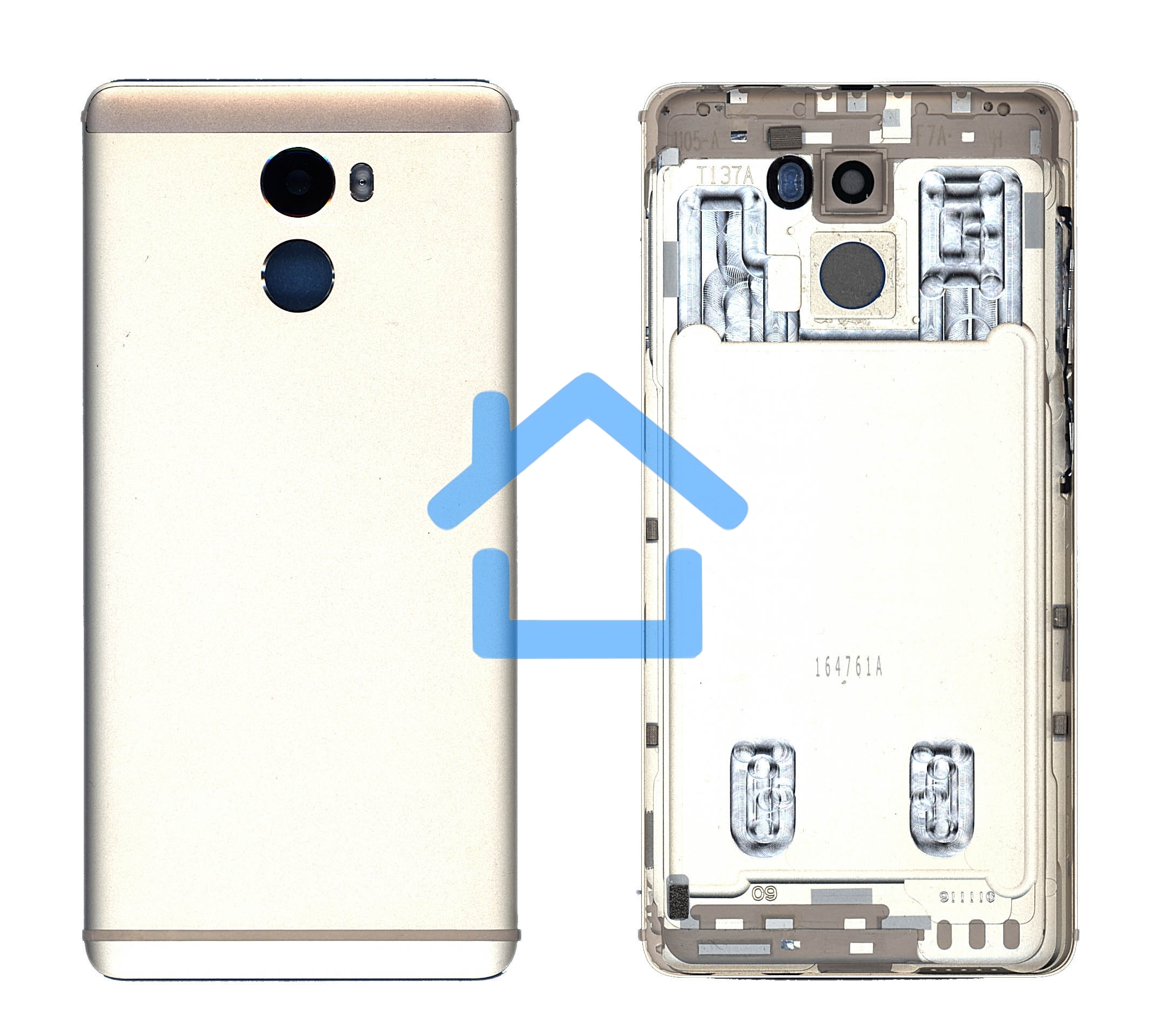Задняя крышка для Xiaomi Redmi 4 золотая