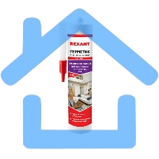 Герметик силиконовый универсальный Rexant 280 мл белый Герметик силиконовый универсальный Rexant 280 мл белый