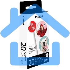 Наклейки Canon ZINK ZP-2030-2C-20 (2 круга) 4967C003/20л./белый для сублимационных принтеров