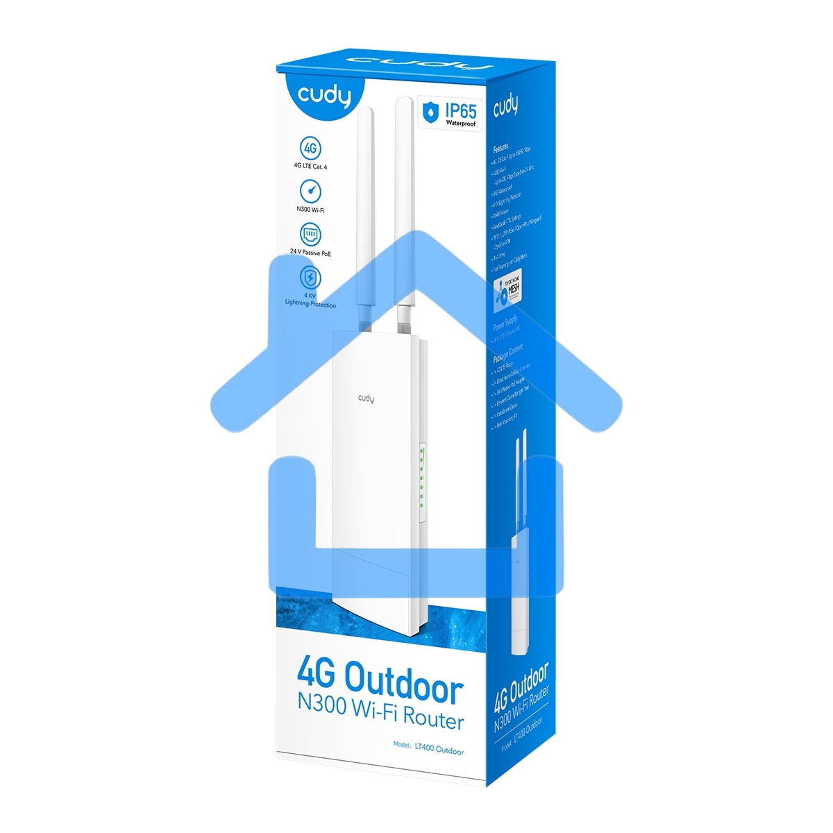 Точка доступа Cudy LT400 (LT400 OUTDOOR) N300 3G/4G белый