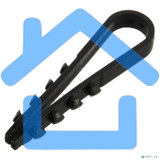 Дюбель-хомут нейлоновый PROconnect 11-18 мм, черный, упаковка 100 шт.