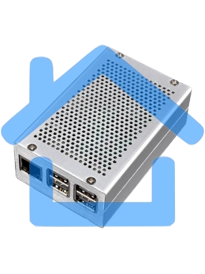 Корпус ACD Heat Dispersion Metal Aluminium Alloy Case for Raspberry Pi 3, Silver RA193