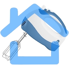 Миксер ВАСИЛИСА МК1-300 белый с синим