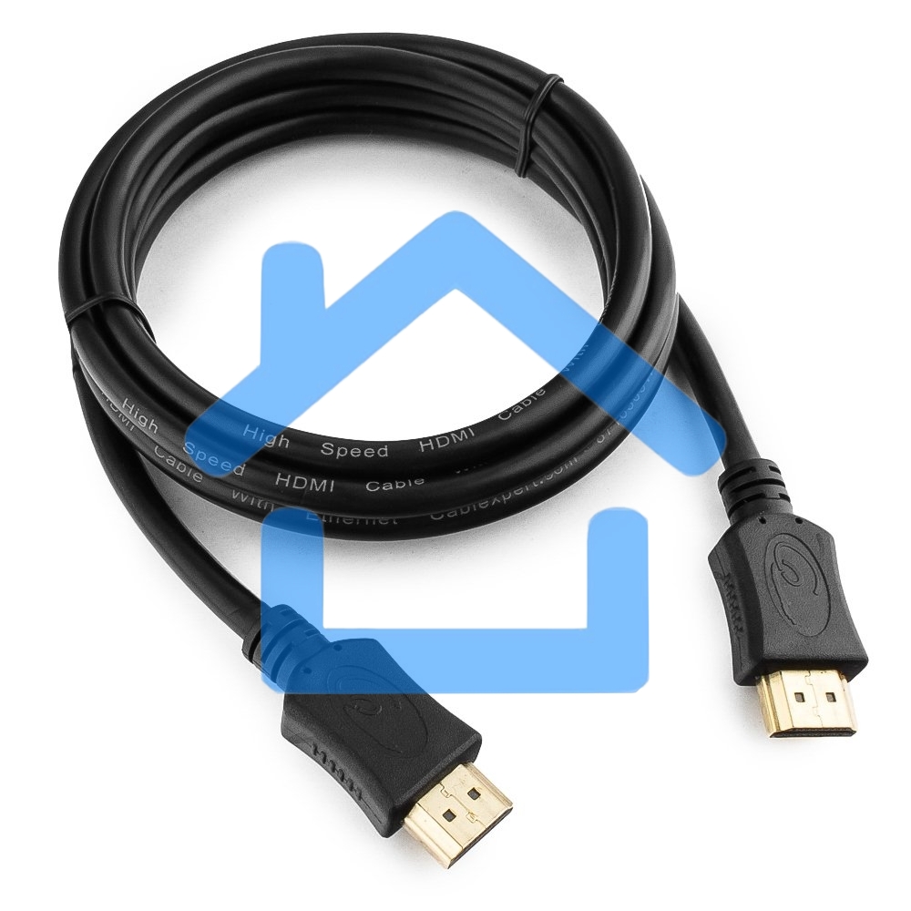 Кабель Cablexpert HDMI CC-HDMI4L-6, 19M/19M, v2.0, серия Light, позол.разъемы, экран, 1.8м, черный, пакет