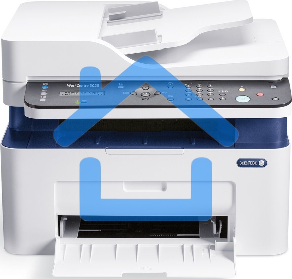 МФУ лазерное Xerox WorkCentre 3025NI (WC3025NI#), A4, ч/б, печ. до 20 стр/мин., скан. до 17 стр/мин., 1200 x 1200 dpi (печать) 600 x 600 dpi (скан.), Wi-Fi, Ethernet, USB