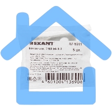 Наконечник ТМЛ 16–8–6 (16 мм² - Ø 8 мм) ГОСТ 7386-80 (в упак. 5 шт.) Rexant