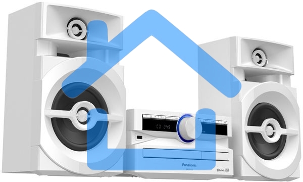 Минисистема Panasonic SC-UX100EE-W белый 300Вт/CD/CDRW/FM/USB/BT
