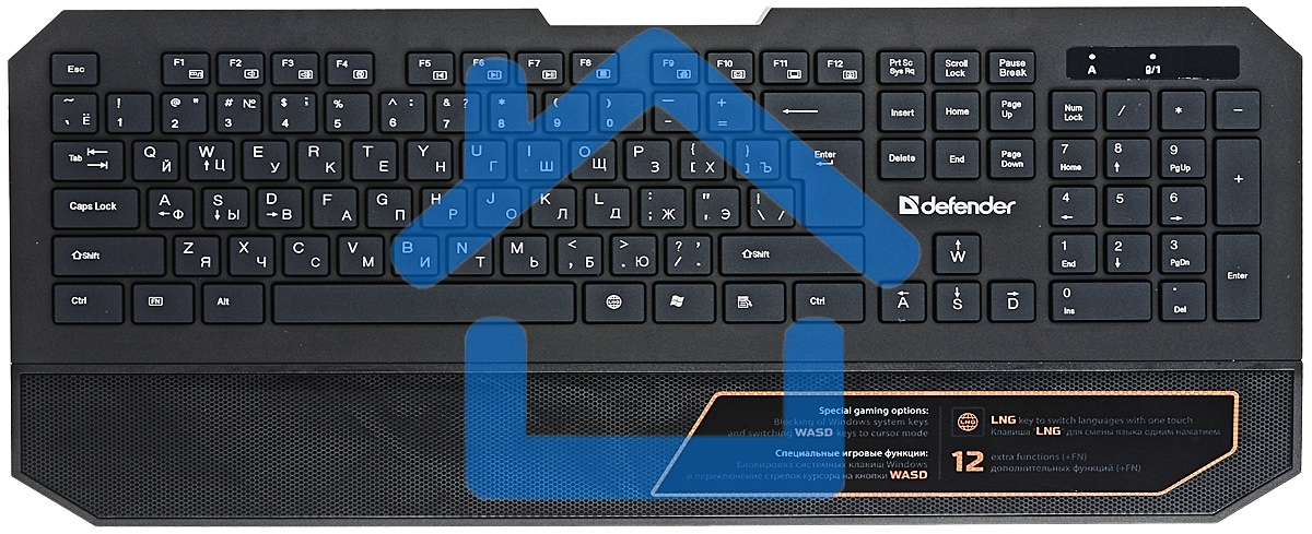 Комплект клавиатура + мышь Defender Berkeley C-925 Nano B черный