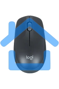 Мышь беспроводная Logitech M190 черный/серый, 1000 dpi, радиоканал, USB, кнопки - 3
