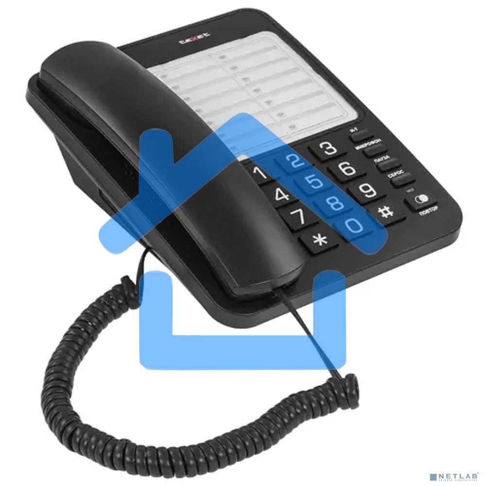 Телефон TEXET TX-234 черный