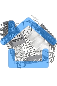 Встраиваемая посудомоечная машина Bosch SPV2IKX54Q, черный, 44.8 см, 9 компл., 48 дБ, класс A+