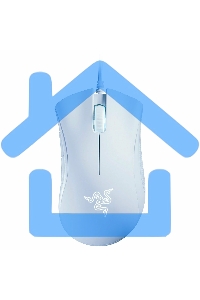 Мышь проводная Razer DeathAdder Essential белый, 6400 dpi, USB, кнопки - 5