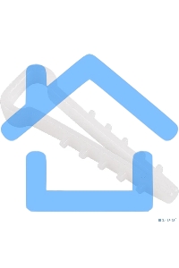 Дюбель-хомут нейлоновый прямоугольный Rexant 5-10 мм, белый, упаковка 100 шт.