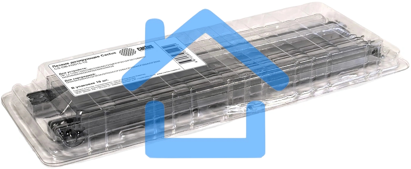 Лезвие дозирующее Cactus CS-DB-H2015-10 для HP LJ 1160/1320/3390/3392/M2727MFP/P2014/P2015/M402/M426/M406/M430/M304/M404/M428