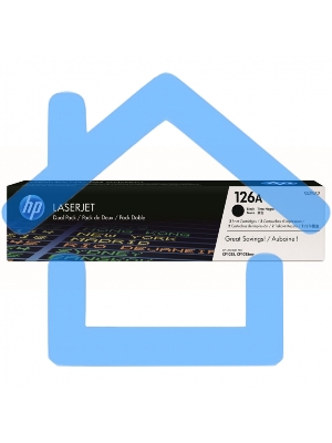 Картридж лазерный HP CE310AD черный двойная упаковка для LaserJet Pro CP102 2 х 1200 стр.