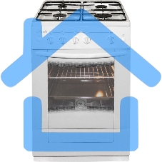 Плита газовая Лысьва ГП 400 М2С -2у белый, конфорок 4 газовых, духовка 51 л, 50 см x 84 см x 60 см (без крышки)