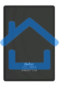 Внешний SSD Netac Z7S, 960 GB, USB 3.2 Gen 2 Type-C, R/W 550/480, черный