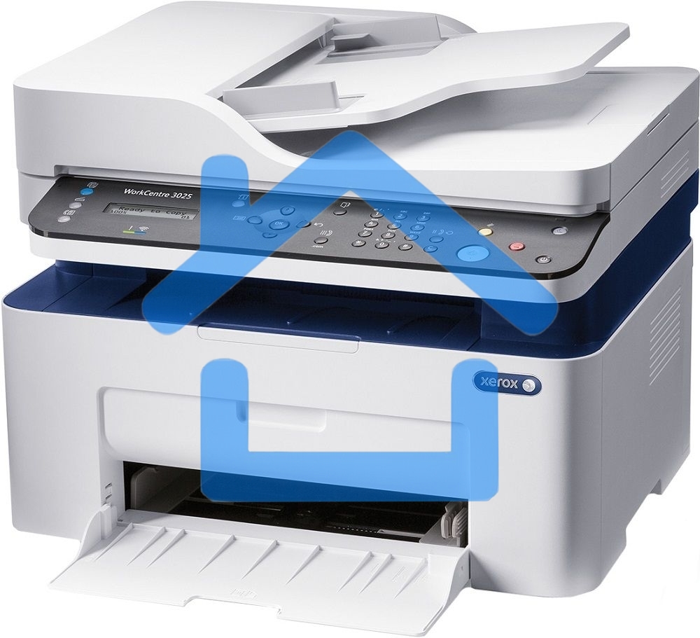 МФУ лазерное Xerox WorkCentre 3025NI (WC3025NI#), A4, ч/б, печ. до 20 стр/мин., скан. до 17 стр/мин., 1200 x 1200 dpi (печать) 600 x 600 dpi (скан.), Wi-Fi, Ethernet, USB