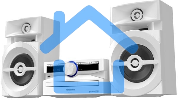 Минисистема Panasonic SC-UX100EE-W белый 300Вт/CD/CDRW/FM/USB/BT
