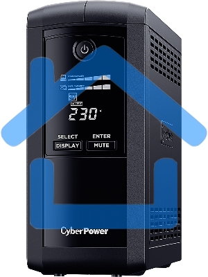 Источник бесперебойного питания CyberPower VP700ELCD Line-Interactive 700VA/390W USB/RS-232/RJ11/45 (4 EURO)