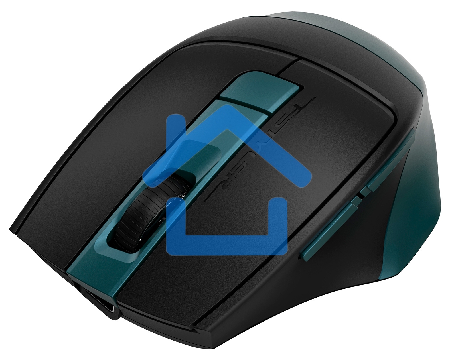 Мышь беспроводная A4Tech Fstyler FB35C зеленый/черный, 2000 dpi, радиоканал, Bluetooth, USB, кнопки - 6