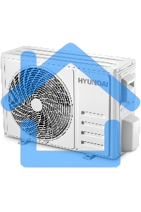 Кондиционер сплит-система Hyundai HAC-18/T-PRO 18000 BTU, 50 м², 27/43 дБ, охлаждение, обогрев, осушение, белый