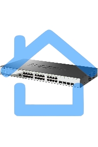 Коммутатор управляемый D-Link DGS-1210-28P/ME/B2A 2 уровня с 24 портами 10/100/1000Base-T и 4 портами 1000Base-X SFP (24 порта с поддержкой PoE 802.3af/802.3at (30 Вт), PoE-бюджет 193 Вт)