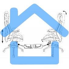 Кресло руководителя Бюрократ _Zen/Brown коричневый, кожа, крестовина алюминий