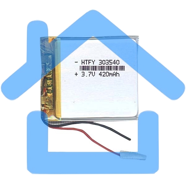 Аккумулятор Li-Pol (батарея) 3*35*40мм 2pin 3.7V/420mAh