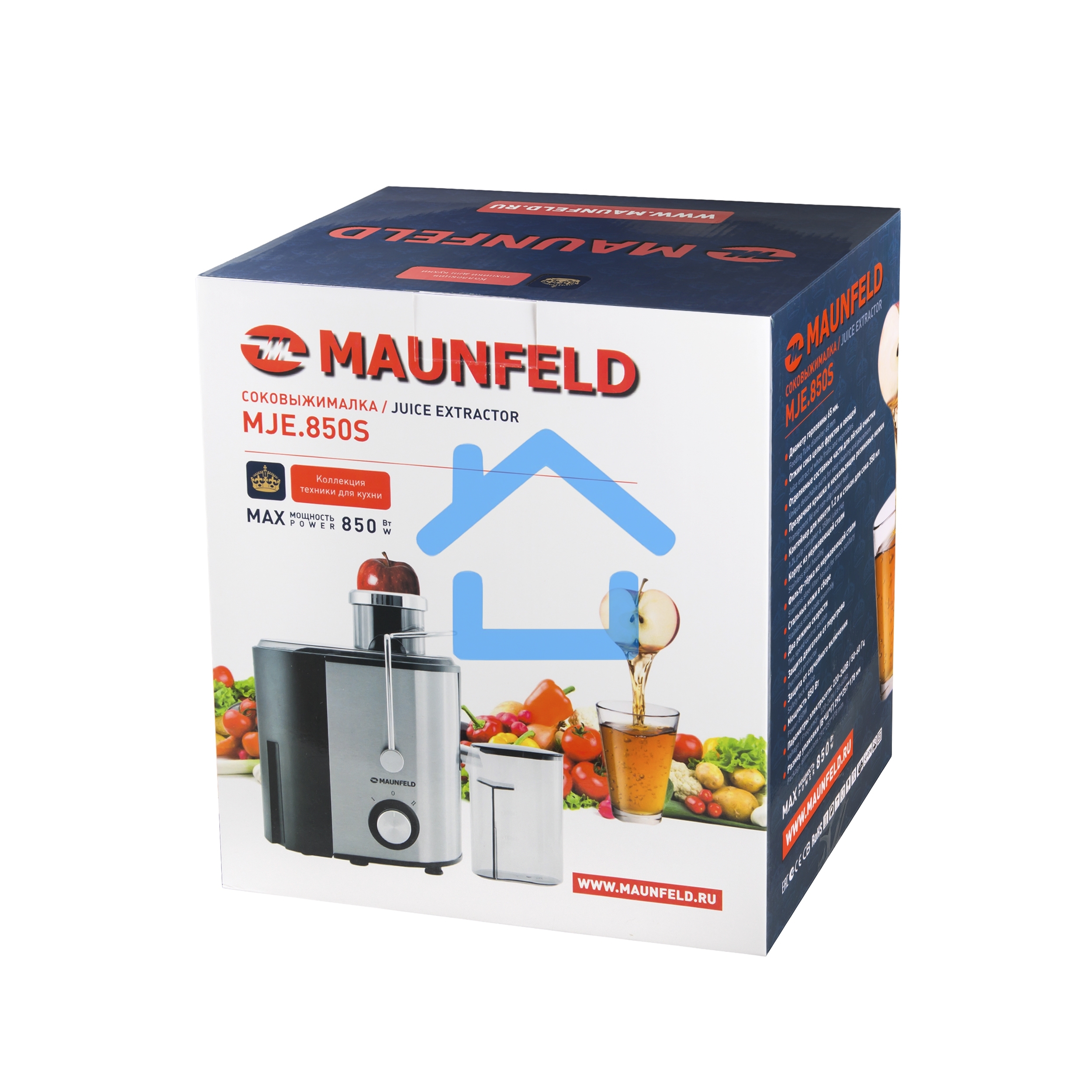 Соковыжималка Maunfeld MJE.850S нержавейка