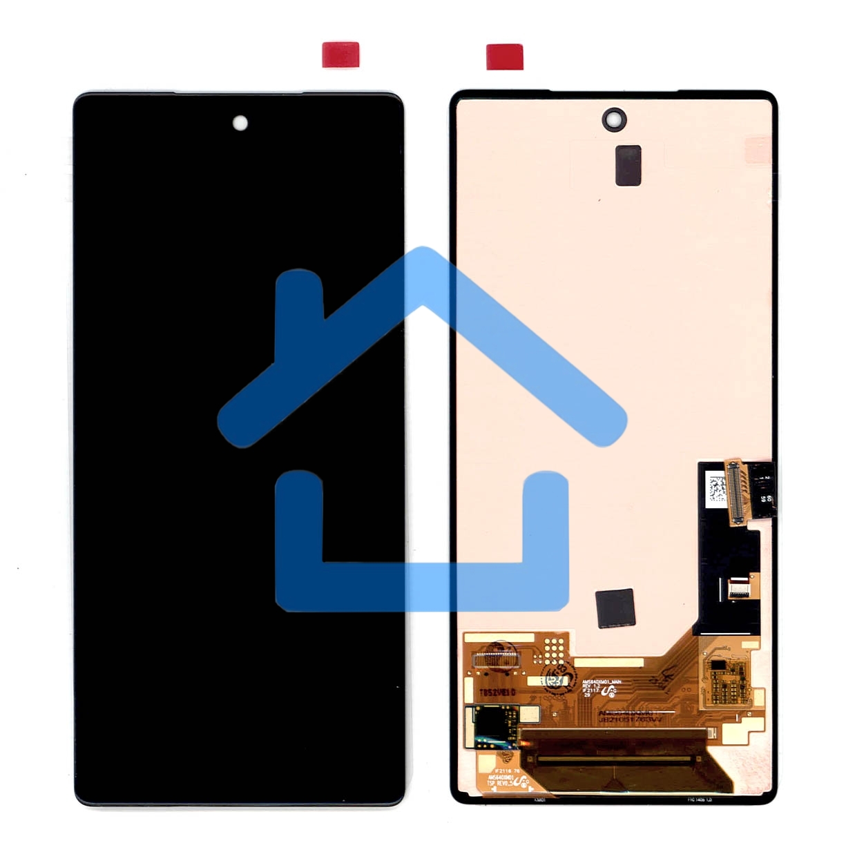 Дисплей (модуль) для Google Pixel 6 в сборе с тачскрином OLED черный