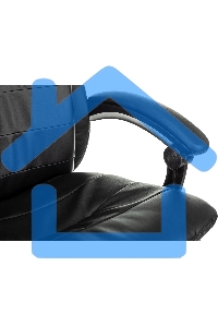 Кресло руководителя Бюрократ T-9950MSG-F/BLACK-PU черный