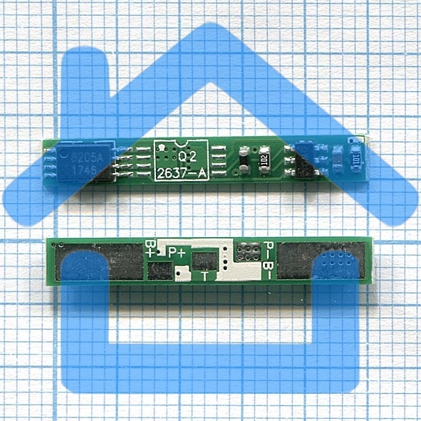 Контроллер заряда-разряда (PCM) для Li-Pol, Li-Ion батареи 3,7В 28x4mm 3pin