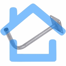 Кронштейн эфирный Rexant Г-образный, 30см 34-0480