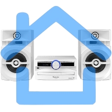Минисистема Panasonic SC-UX100EE-W белый 300Вт/CD/CDRW/FM/USB/BT