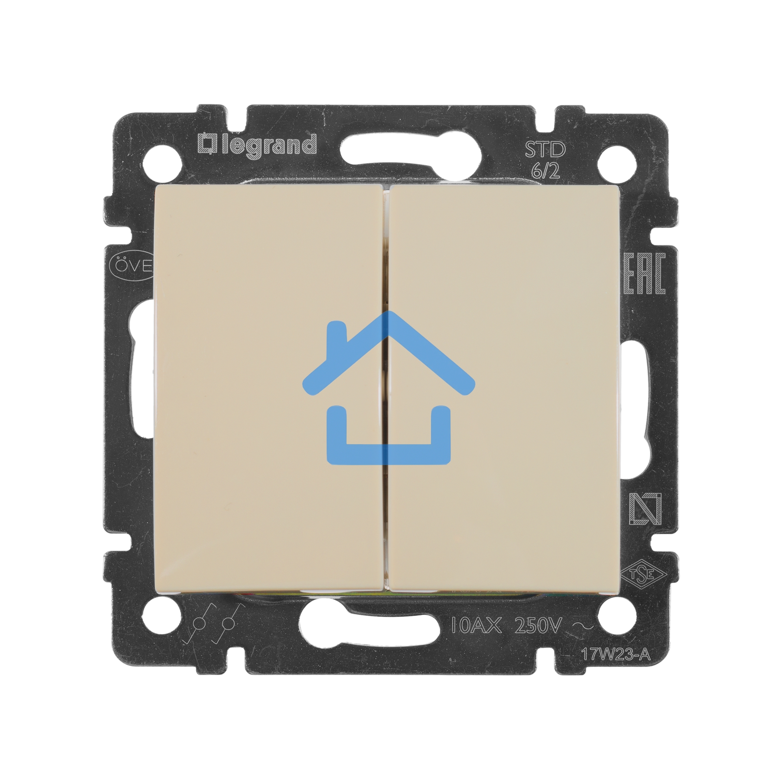 Переключатель Legrand 774308 Valena 2напр., 2-кл., сл. кость