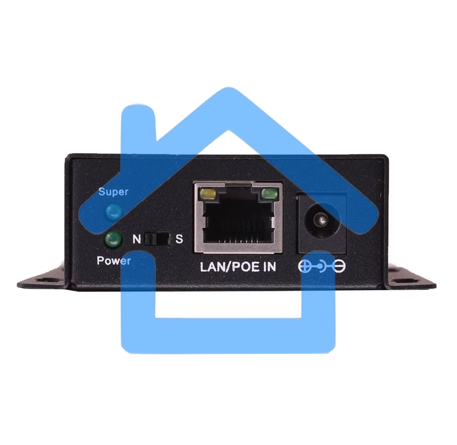 PoE удлинитель Osnovo E-PoE/1A 10M/100M Fast Ethernet на 400м (до 30W)